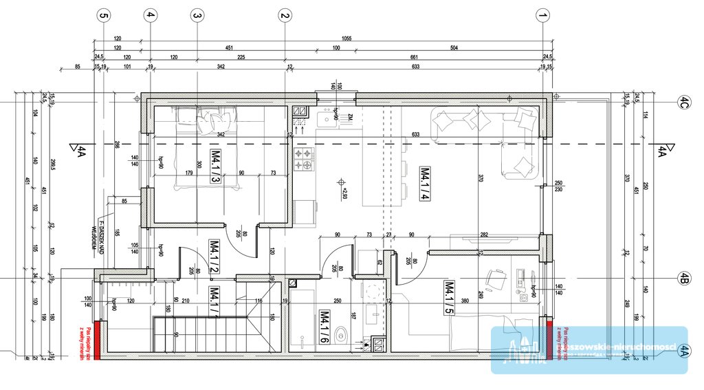 Mieszkanie na sprzedaż Rzeszów, Warszawska  90m2 Foto 2