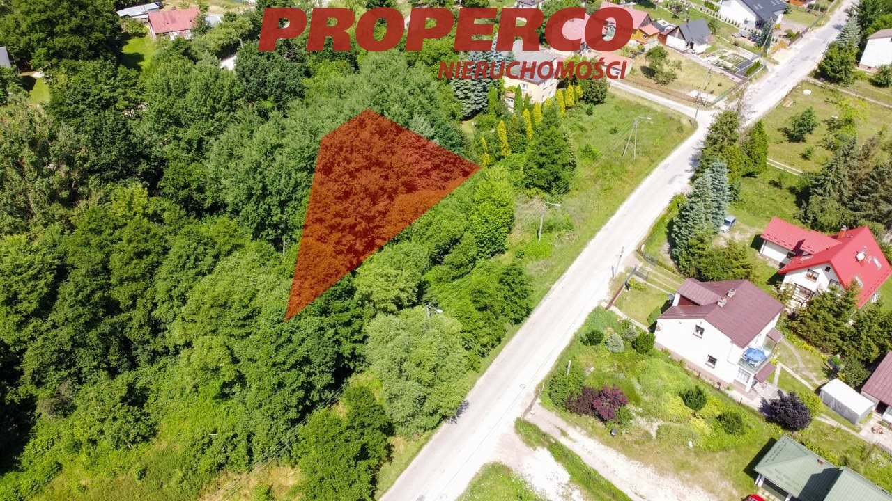 Działka 1324 m² w Zalesiu z dostępem do asfaltu i mediów Kielce, Zalesie  1 324m2 Foto 1