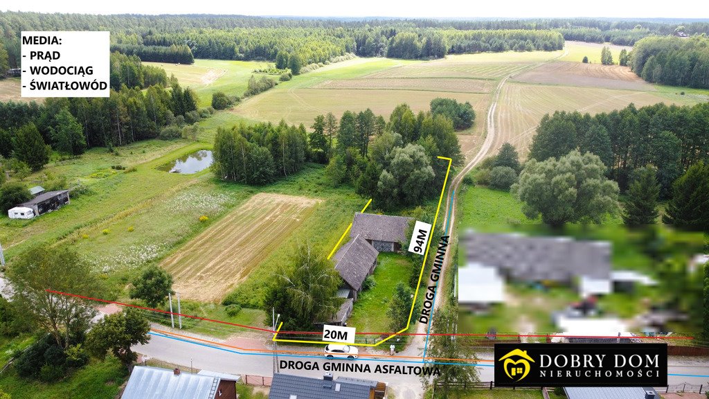 Działka budowlana na sprzedaż Stara Moczalnia  1 614m2 Foto 1