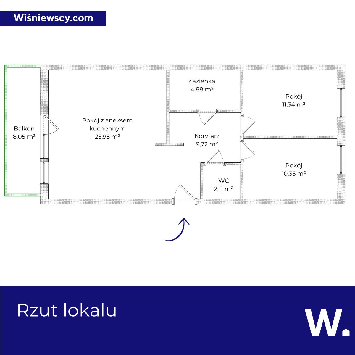 Mieszkanie trzypokojowe na sprzedaż Gdańsk, Jasień, Tadeusza Jasińskiego  64m2 Foto 2