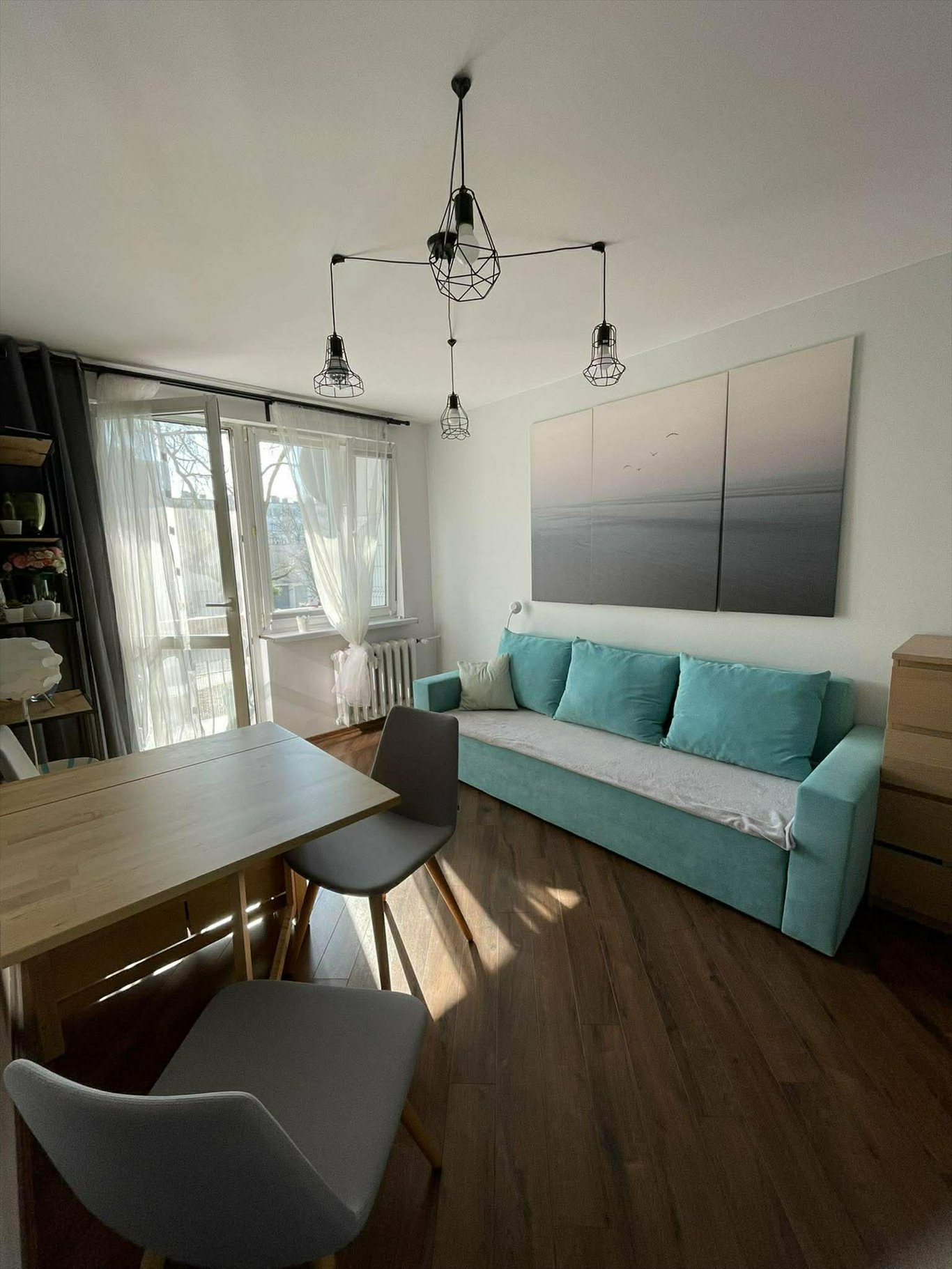 Dwupokojowe mieszkanie z balkonem, umeblowane, od 1 kwietnia Kraków, Dębniki, Ludwinów, Komandosów  39m2 Foto 1