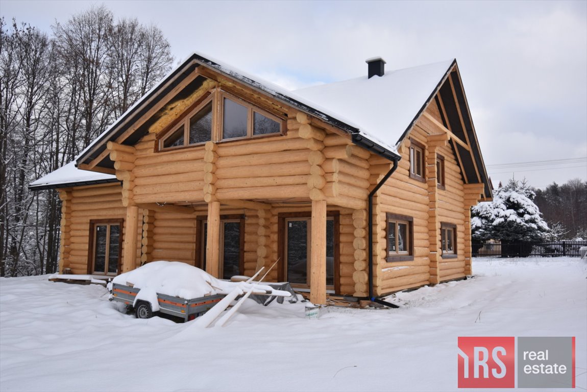Do sprzedania energooszczędny dom z bali 252 m² w Alwerni Alwernia  252m2 Foto 1
