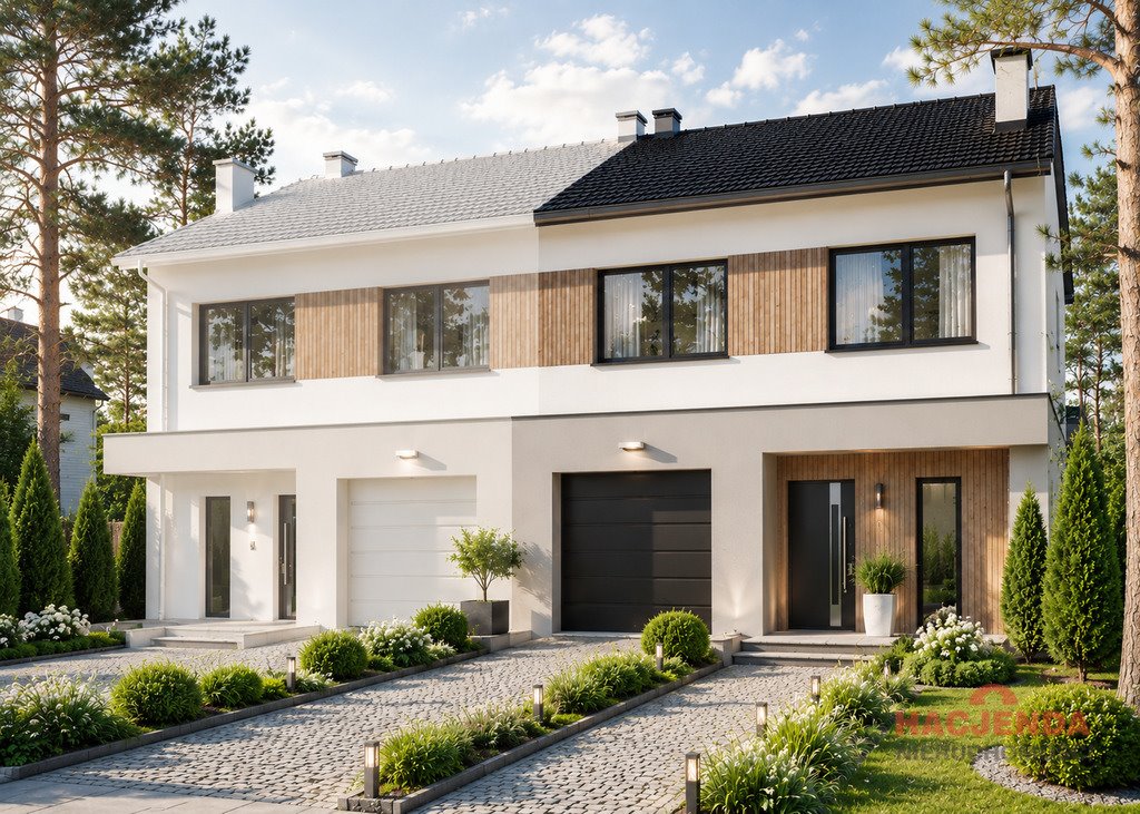 Na sprzedaż nowoczesny bliźniak 121 m² z ogródkiem i garażem Tanowo  121m2 Foto 1