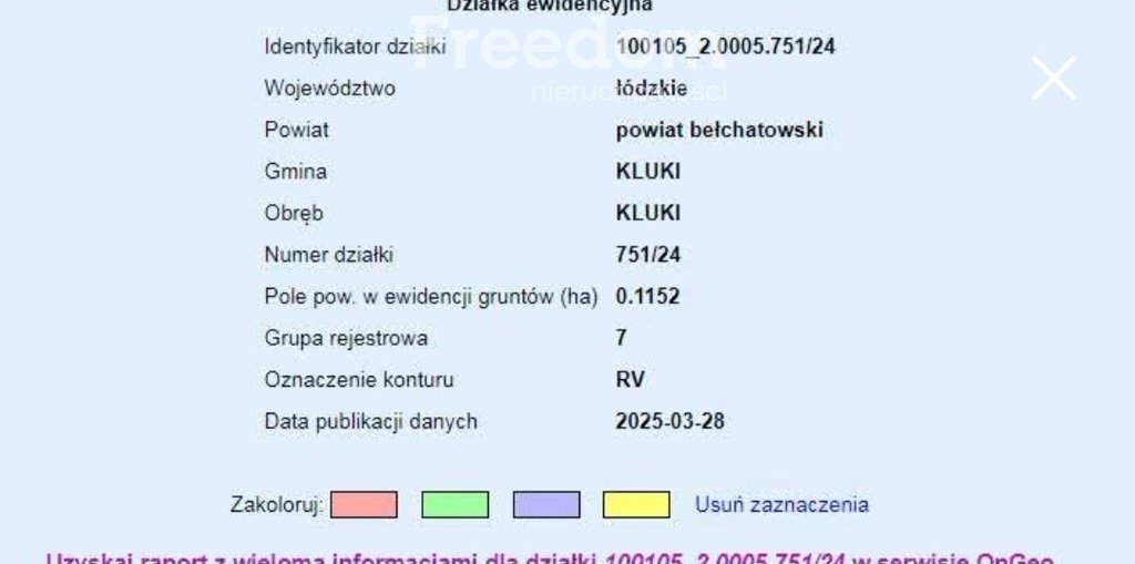 Działka inna na sprzedaż Kluki  1 100m2 Foto 10