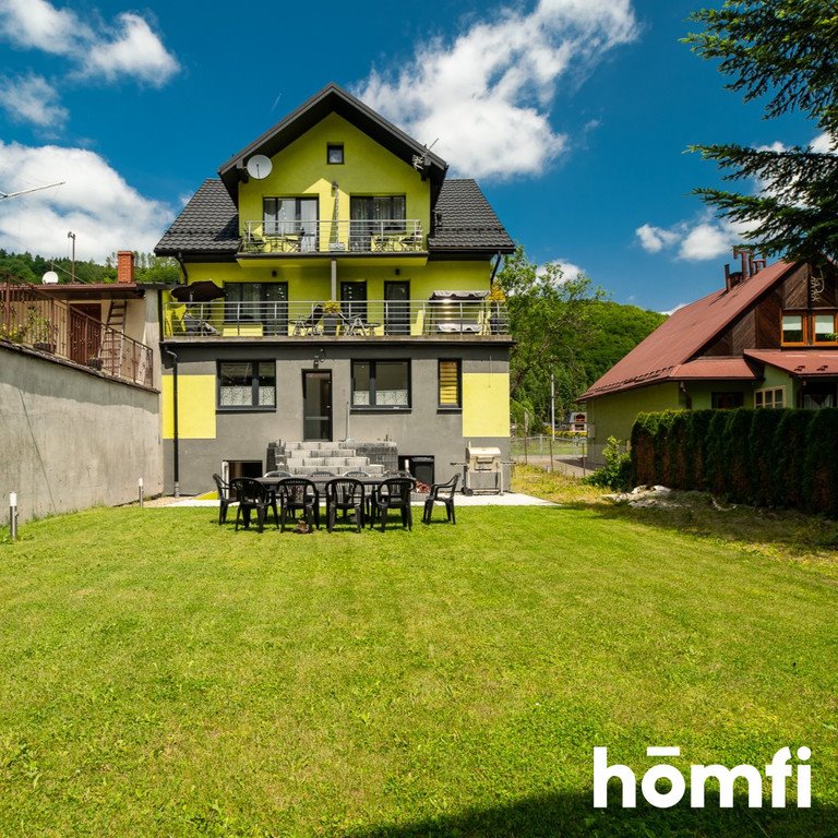 Nowoczesny dom 480 m² z 9 pokojami i balkonami Muszyna, Grunwaldzka  480m2 Foto 1