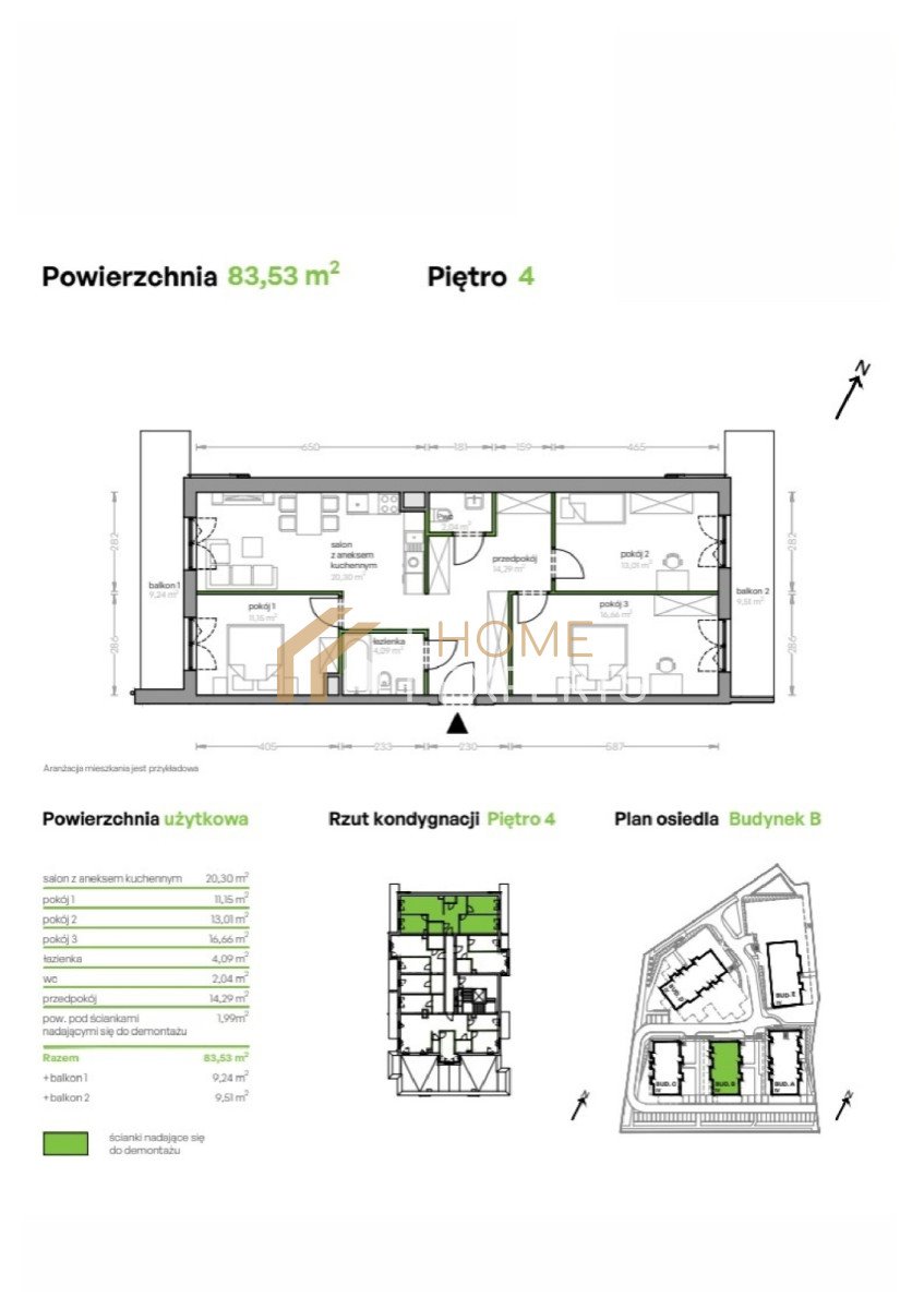 Mieszkanie czteropokojowe  na sprzedaż Gdańsk, Ujeścisko, Płocka  84m2 Foto 4