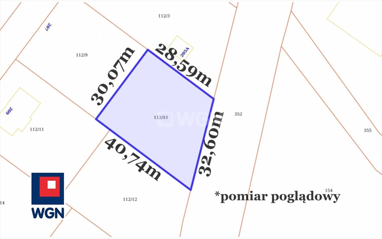 Działka budowlana na sprzedaż Otok, Centrum  1 042m2 Foto 7