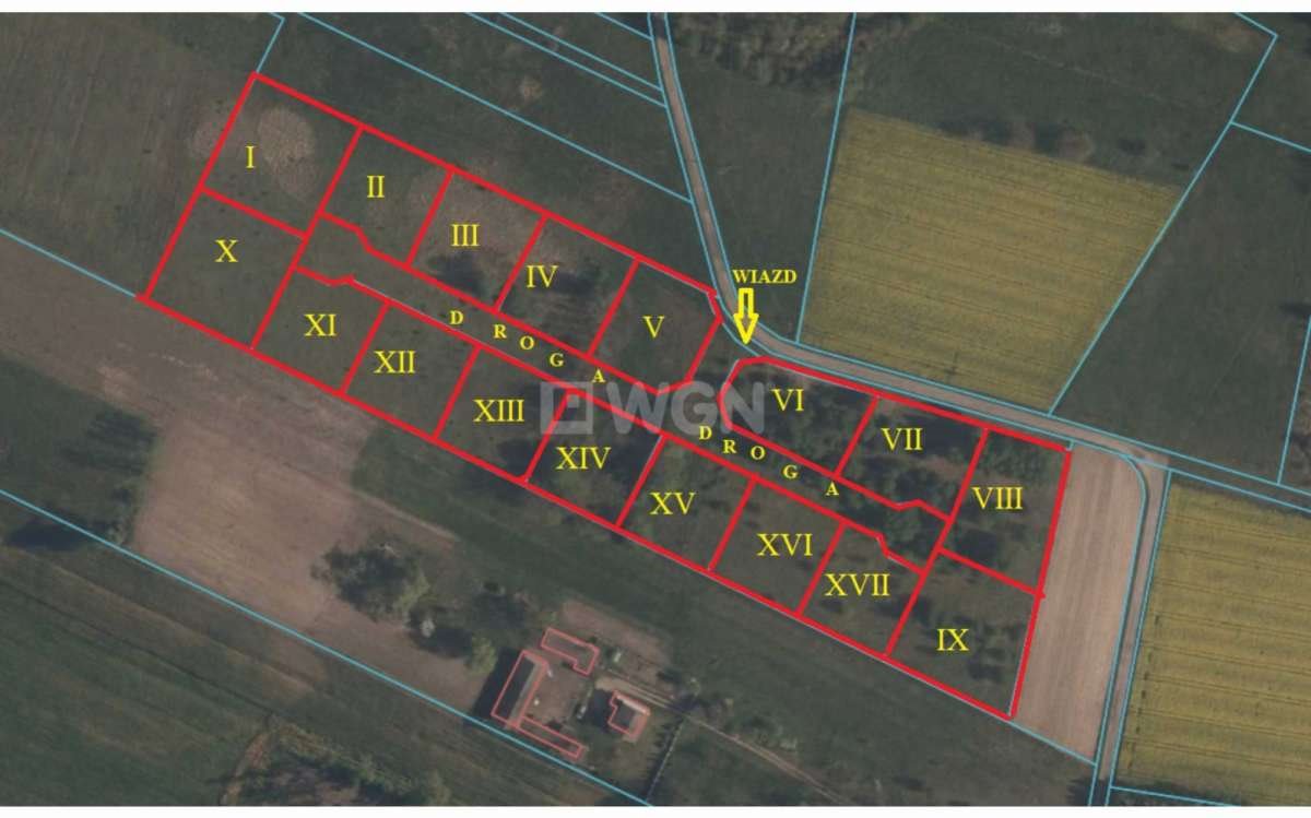 Polecam działki budowlane od 49 tys. zł w Rząśni na inwestycję Rząśnia  980m2 Foto 1