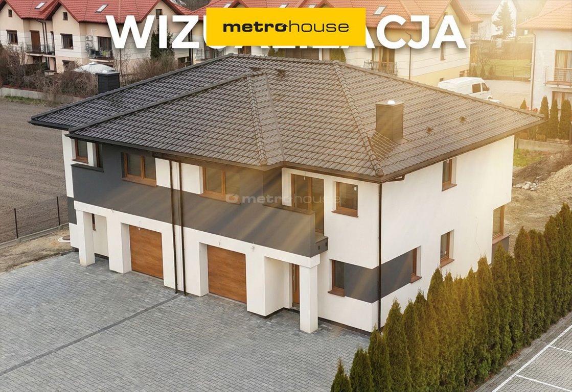Nowoczesny dom bliźniak 157 m² z garażem i tarasem Raszyn, Słowikowskiego  157m2 Foto 1