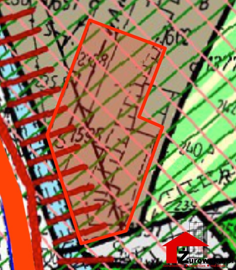 Działka budowlana 1504 m² w Leśnicy, widokowa - polecam!: Leśnica