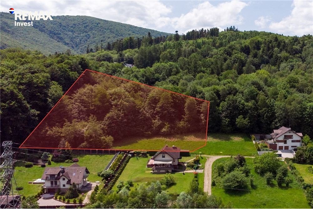 Działka pod lasem z widokiem na Czantorię, 6814 m² Ustroń, Topolowa 0  6 814m2 Foto 1