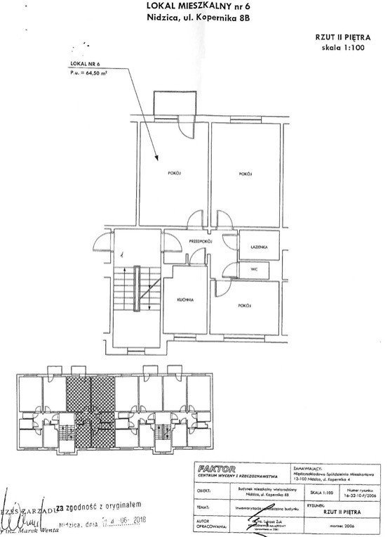Mieszkanie trzypokojowe na sprzedaż Nidzica, Kopernika  65m2 Foto 8