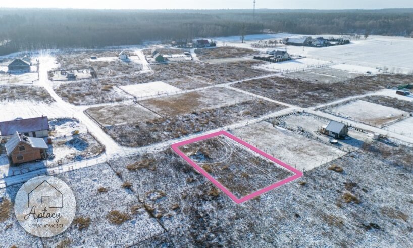 Działka rekreacyjna 1070 m² z mediami i planem zagospodarowania Nienawiszcz  1 070m2 Foto 1