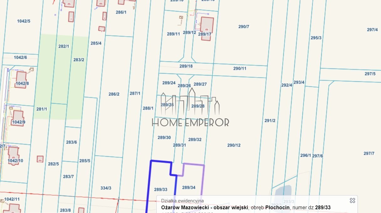 Działka budowlana na sprzedaż Płochocin, Szafirowa  1 220m2 Foto 3