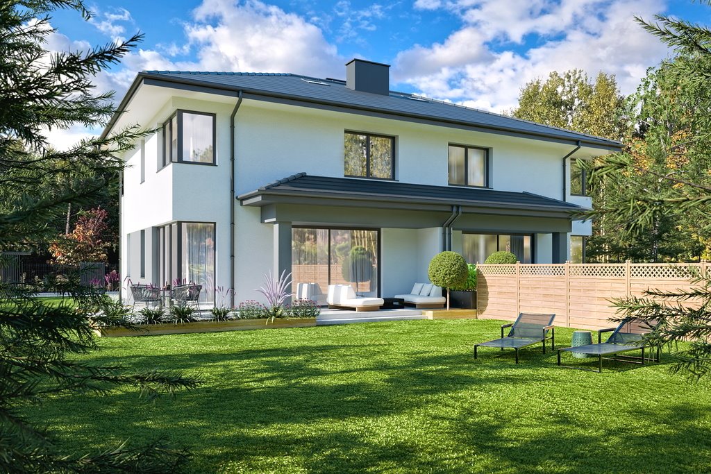 Nowoczesny 5-pokojowy dom bliźniak z garażem i dużą działką Dosin, Cytrynowa  139m2 Foto 1