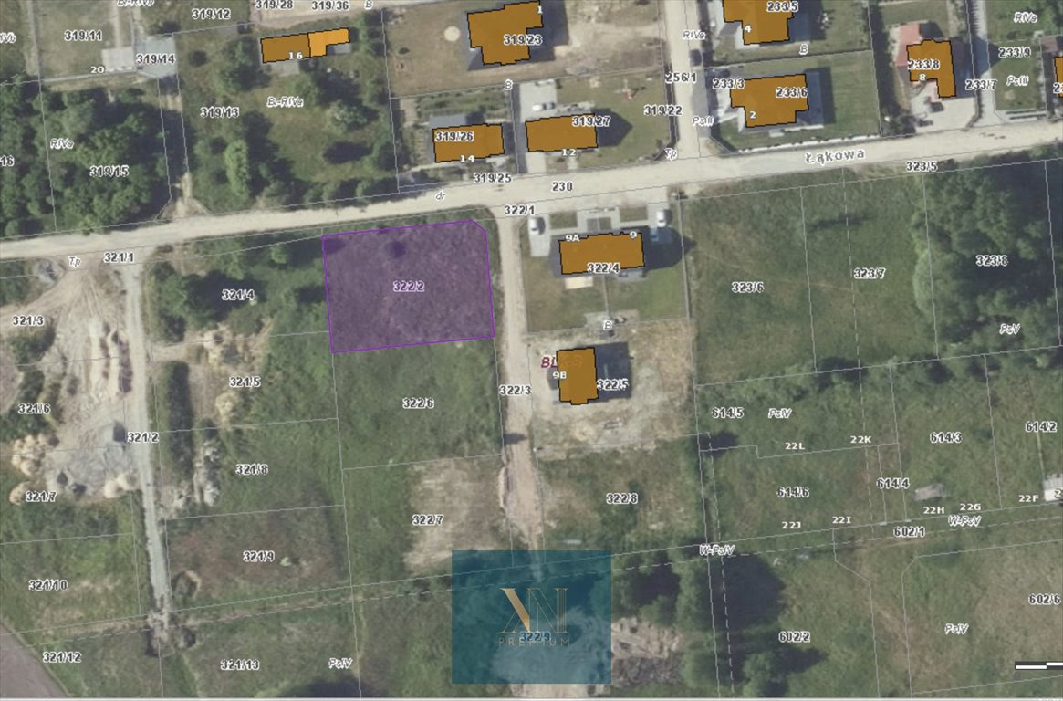 Działka 1161 m² pod dom w Brzeziej Łące - polecam Brzezia Łąka, Łąkowa  1 161m2 Foto 1