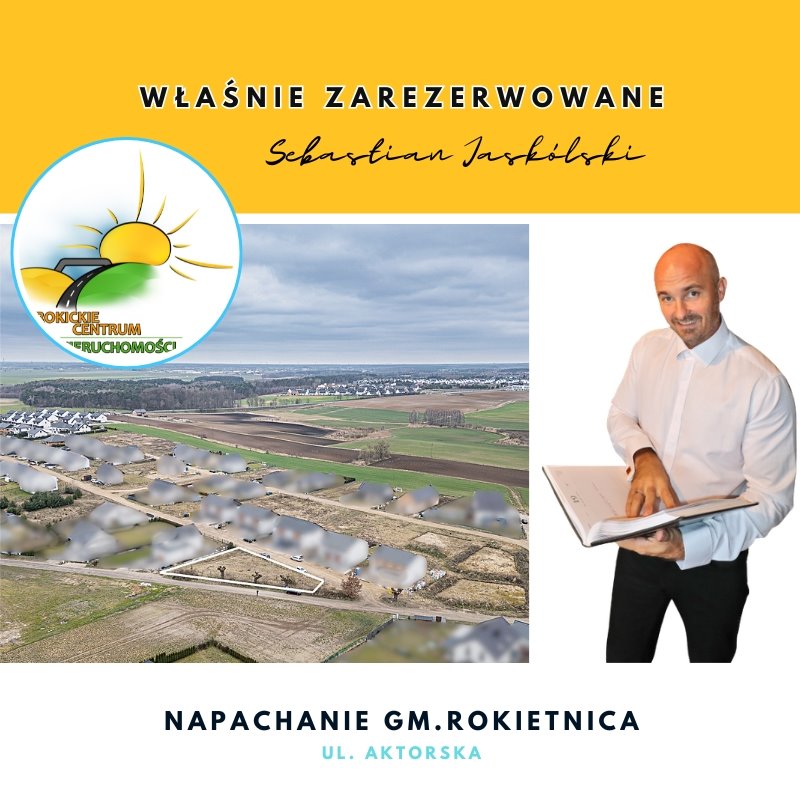 Działka 881 m2 z MPZP, idealna pod dom w Napachaniu Napachanie, Aktorska  881m2 Foto 1