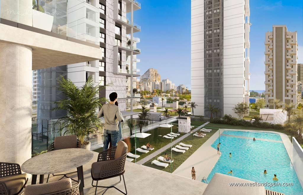 Mieszkanie dwupokojowe na sprzedaż Hiszpania, Calpe  75m2 Foto 1