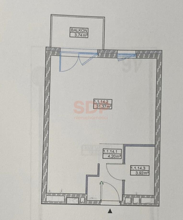 Mieszkanie dwupokojowe na sprzedaż Wrocław, Śródmieście, Śródmieście, Mieszczańska  39m2 Foto 3