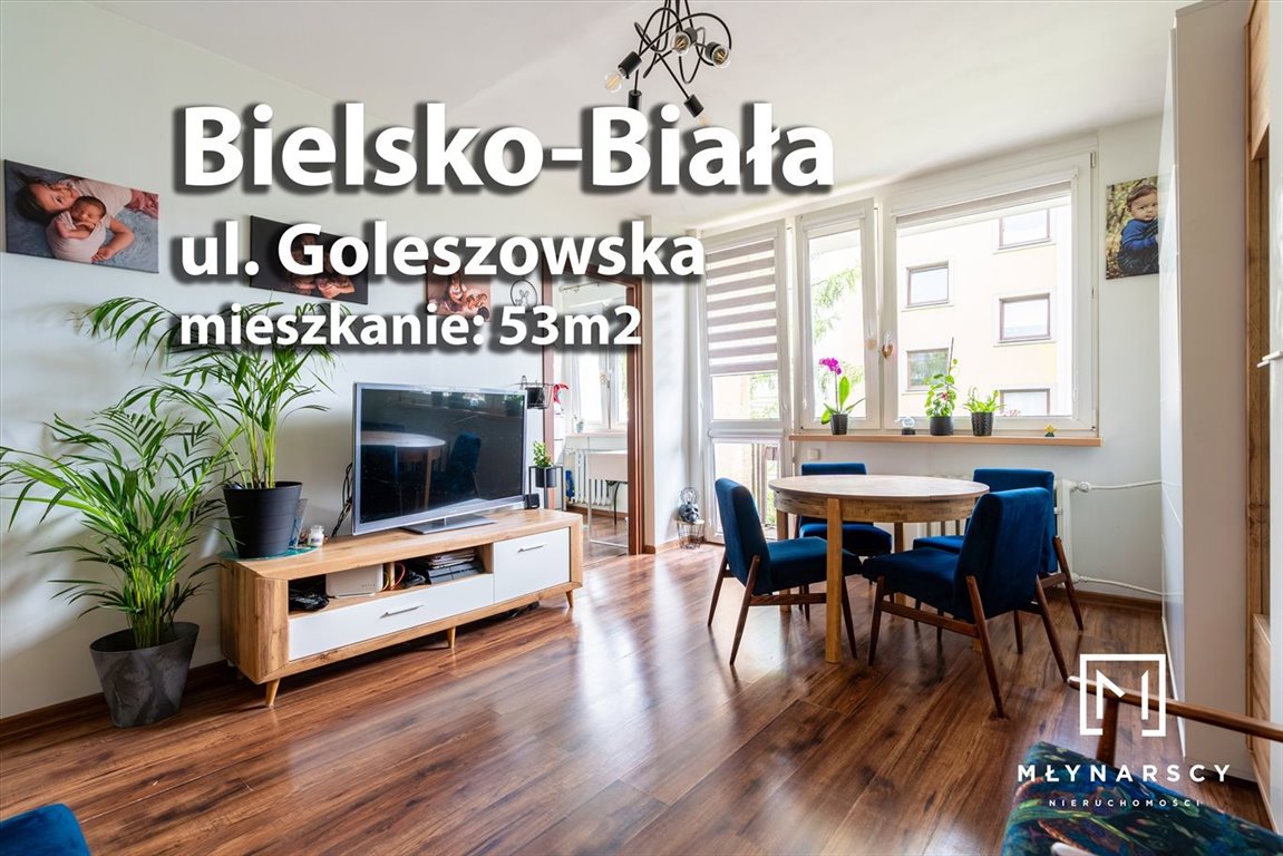 Mieszkanie trzypokojowe na wynajem Bielsko-Biała, Beskidzkie, Goleszowska  53m2 Foto 1