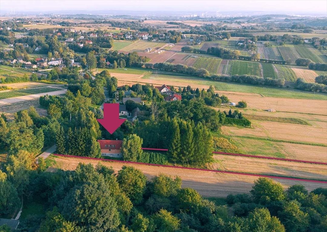 Przestronna działka 1,11 ha z domem do wykończenia (Więcławice Dworskie) Więcławice Dworskie, Dworska  11 080m2 Foto 1