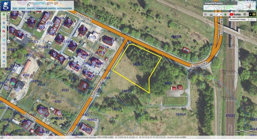 Działka 3570 m² w Dąbrowie Górniczej – atrakcyjna cena! Dąbrowa Górnicza, Łuszczaka  3 570m2 Foto 1