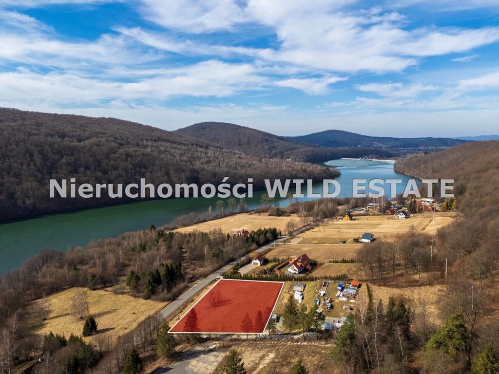 Działka budowlana nad jeziorem w Bóbrce, 41 ar, media Bóbrka  4 119m2 Foto 1