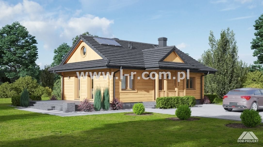 Dom z bali w Zakopanem, 72,1 m2, ciepło i naturalnie Zakopane  72m2 Foto 1