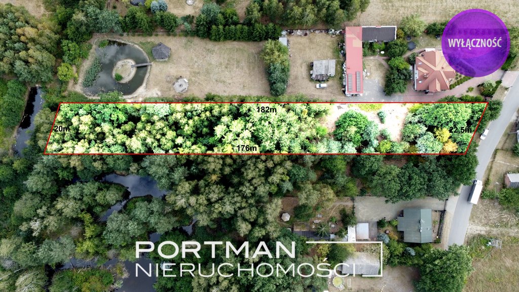 Działka 3506 m² z mediami, blisko natury i Warszawy Dyzin  3 506m2 Foto 1