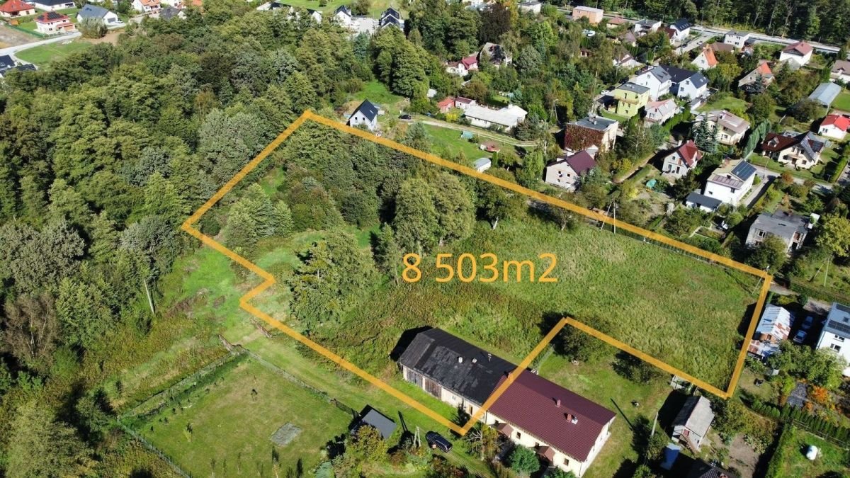 Działka budowlana na sprzedaż Długołęka, Adama Mickiewicza  8 500m2 Foto 1