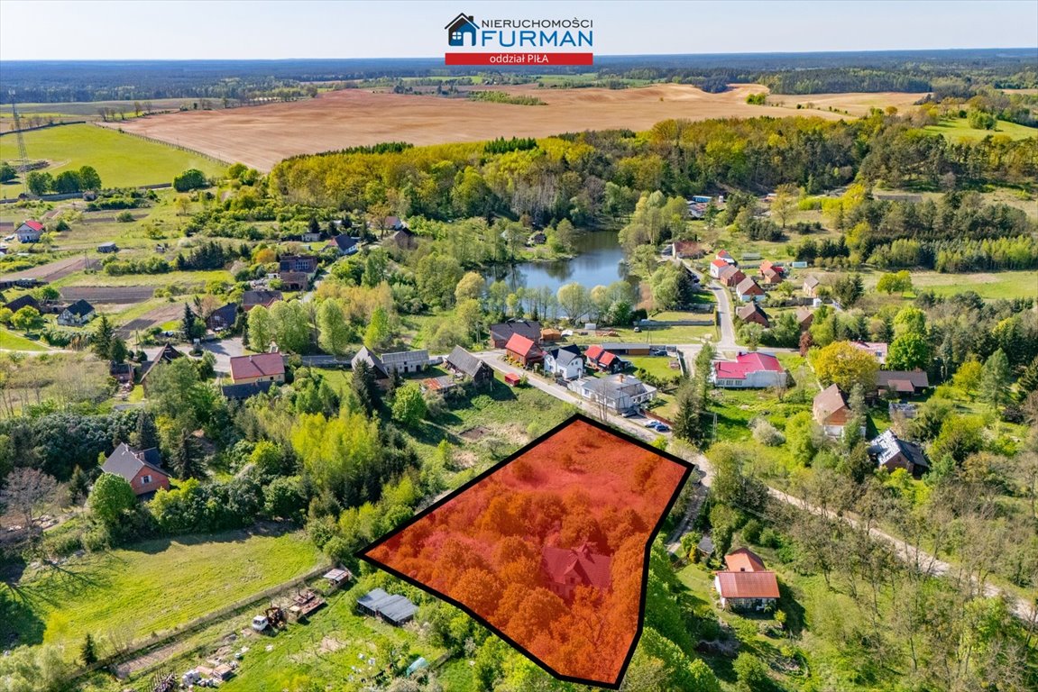 Sprzedam malowniczą działkę 4466 m² z budynkiem w Żelichowie Żelichowo  4 466m2 Foto 1