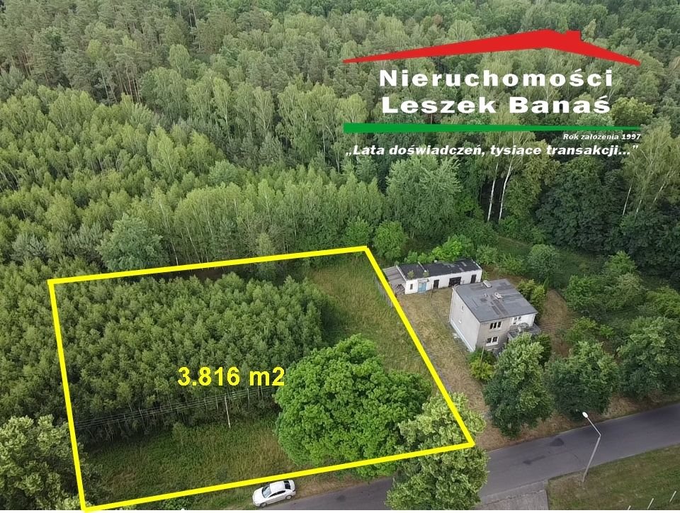 Działka pod dom z mediami, asfalt, decyzja o warunkach Grudziądz  3 816m2 Foto 1