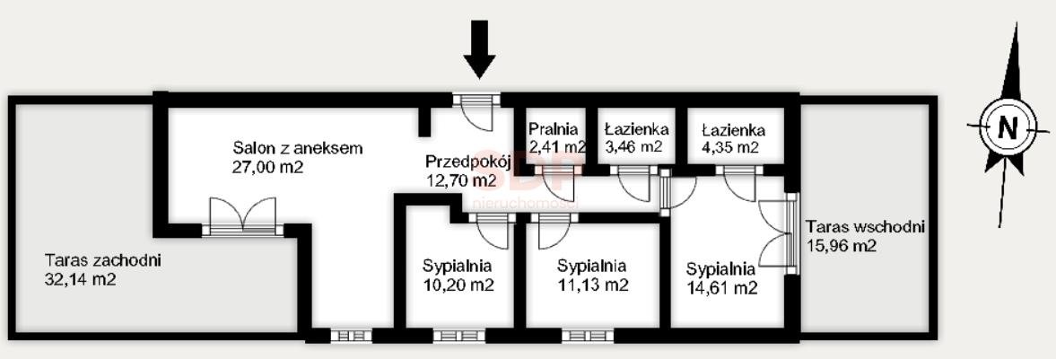 Mieszkanie czteropokojowe  na sprzedaż Wrocław, Krzyki, Tarnogaj, Jesionowa  86m2 Foto 15