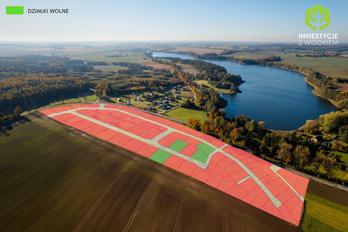 Działka budowlana na sprzedaż Balewo, Ostatnie działki nad jeziorem w świetnej cenie!  668m2 Foto 1