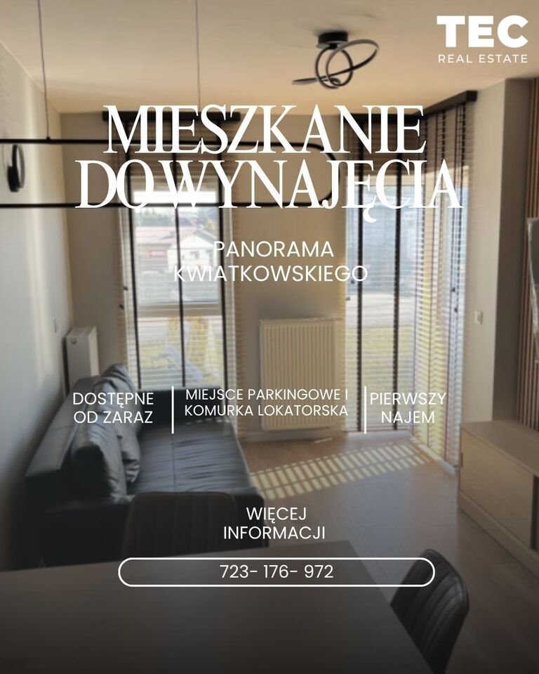 Nowe 2-pokojowe mieszkanie 39 m² z garażem - polecam! Rzeszów, Eugeniusza Kwiatkowskiego  39m2 Foto 1