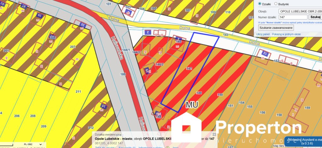 Działka inwestycyjna na sprzedaż Opole Lubelskie, Dolna 2  2 330m2 Foto 1