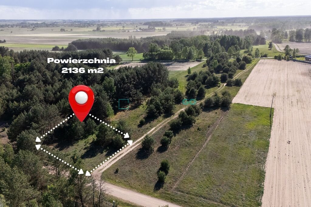 Działka Góra z WZ, dostęp do Narewu, media własne Góra  2 136m2 Foto 1