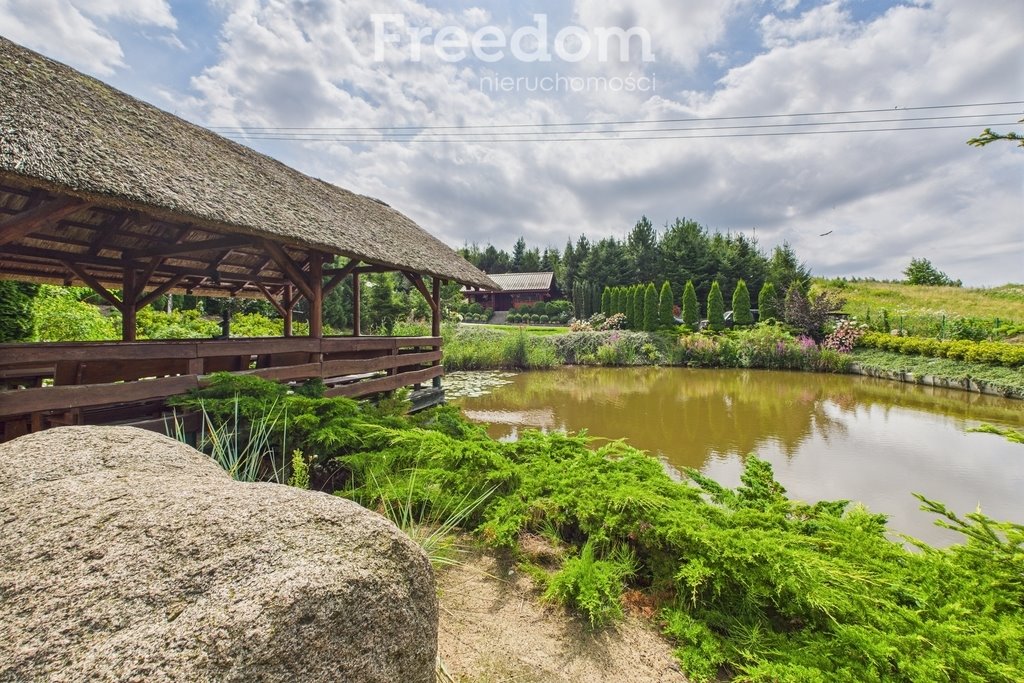 Zapraszam do domu z własnym stawem i widokiem na Zalew Wiślany Łęcze  80m2 Foto 1