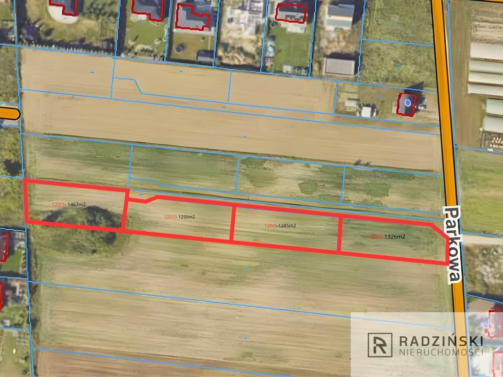 Działki w Chwalęcicach 1200 m² z mediami i planem Chwalęcice  1 326m2 Foto 1