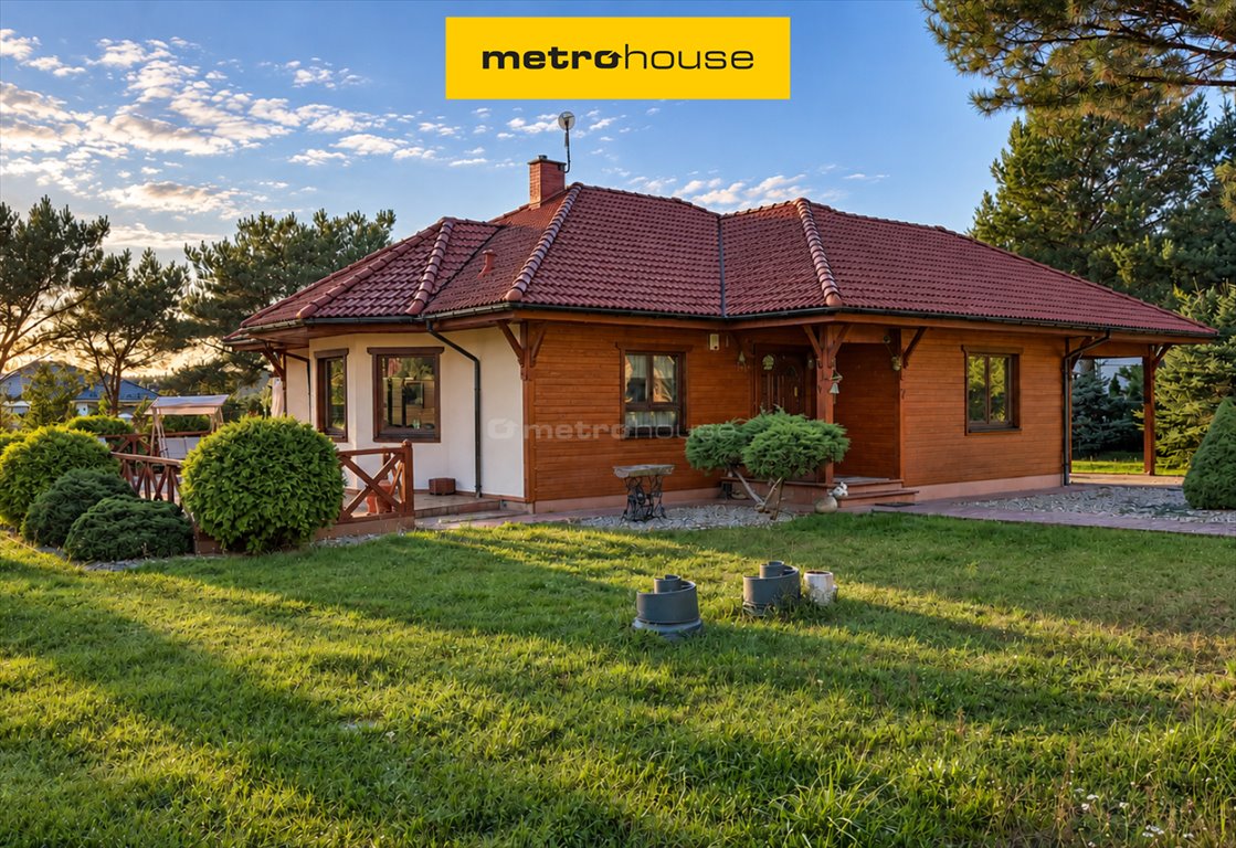 Drewniany dom 156 m² z tarasem, własne ujęcie wody Zielona Góra  156m2 Foto 1