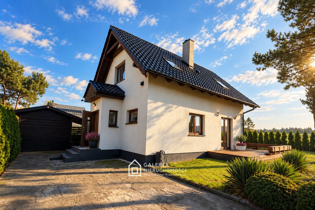 Przytulny dom 4 pok. z kominkiem na dużej działce (482 m²) Gniezno, Ugory  90m2 Foto 1
