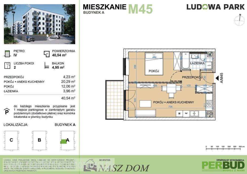 Mieszkanie dwupokojowe na sprzedaż Zielona Góra, Centrum  41m2 Foto 4