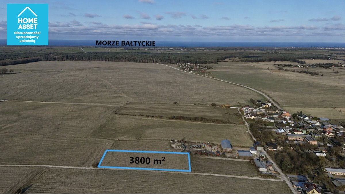 Działka 3800 m² w Goszczynie - widok na morze Goszczyno, Spacerowa  3 800m2 Foto 1