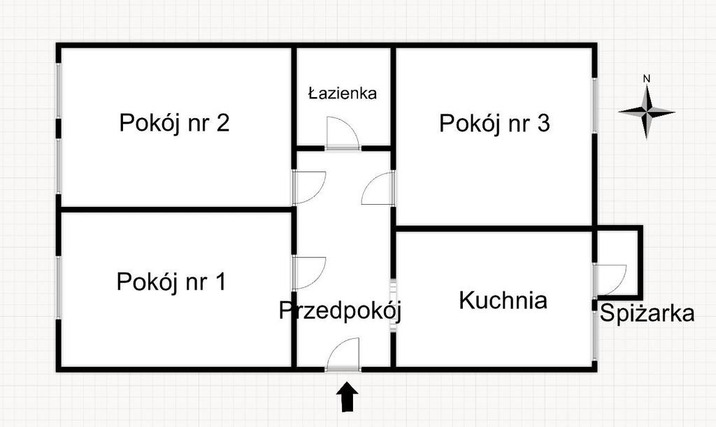 Mieszkanie trzypokojowe na sprzedaż Kraków, Kazimierz, Kazimierz, Elizy Orzeszkowej  79m2 Foto 2