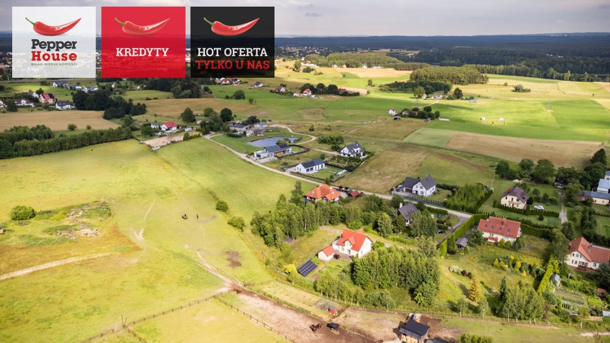 Działka budowlana 862 m² w Mezowie z dostępem do lasu Mezowo, Boczna  862m2 Foto 1