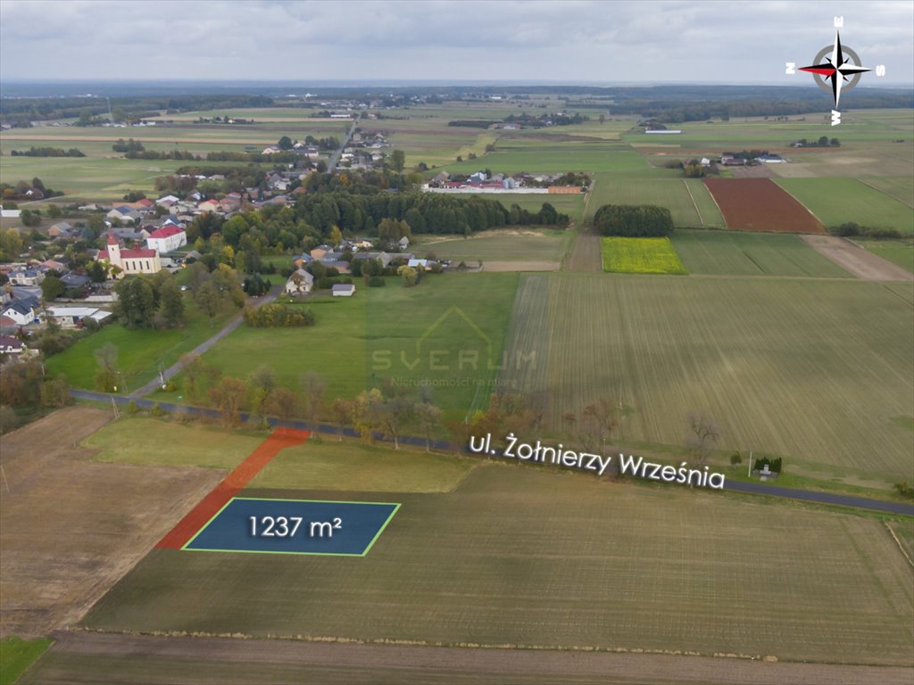 Działka budowlana na sprzedaż Wilkowiecko, Żołnierzy Września  1 237m2 Foto 3