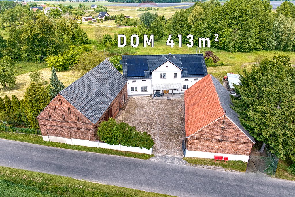 Wyjątkowa nieruchomość inwestycyjna z domem 413 m² i stawem Chotków, Kożuchowska  413m2 Foto 1