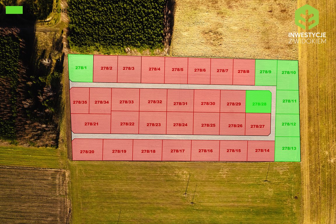 Działki w Siemianicach przy lesie, 801 m2, atrakcyjna cena Siemianice, Działki na nowym osiedlu przy lesie  801m2 Foto 1