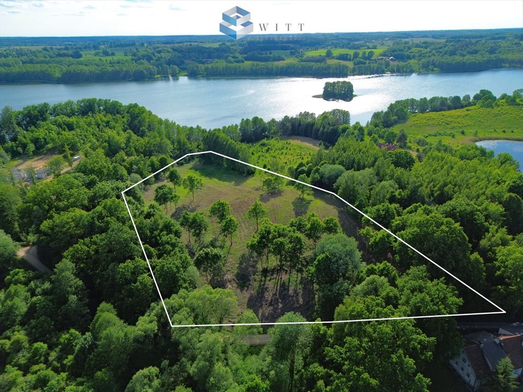 Na sprzedaż działka z linią brzegową jeziora i panoramicznym widokiem Gubity  7 500m2 Foto 1