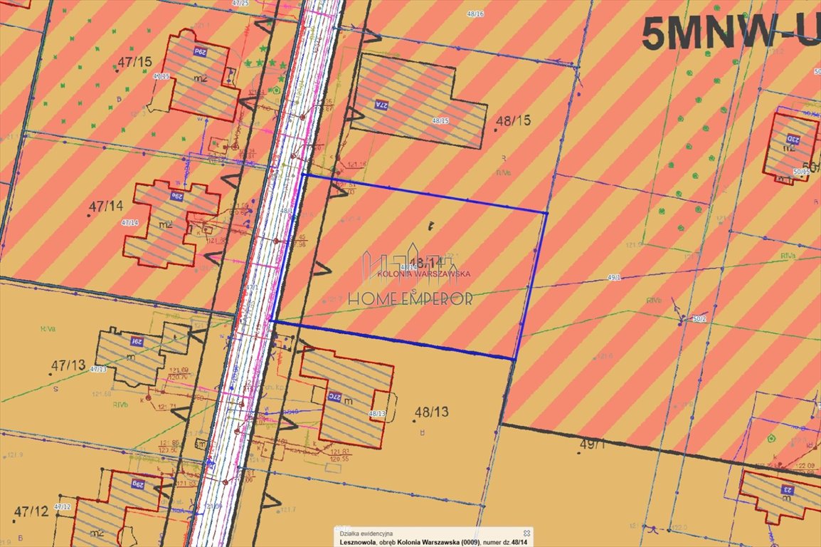 Do sprzedania działka 1500 m² z mediami i planem pod dom lub usługi Kolonia Warszawska, Ułanów  1 500m2 Foto 1